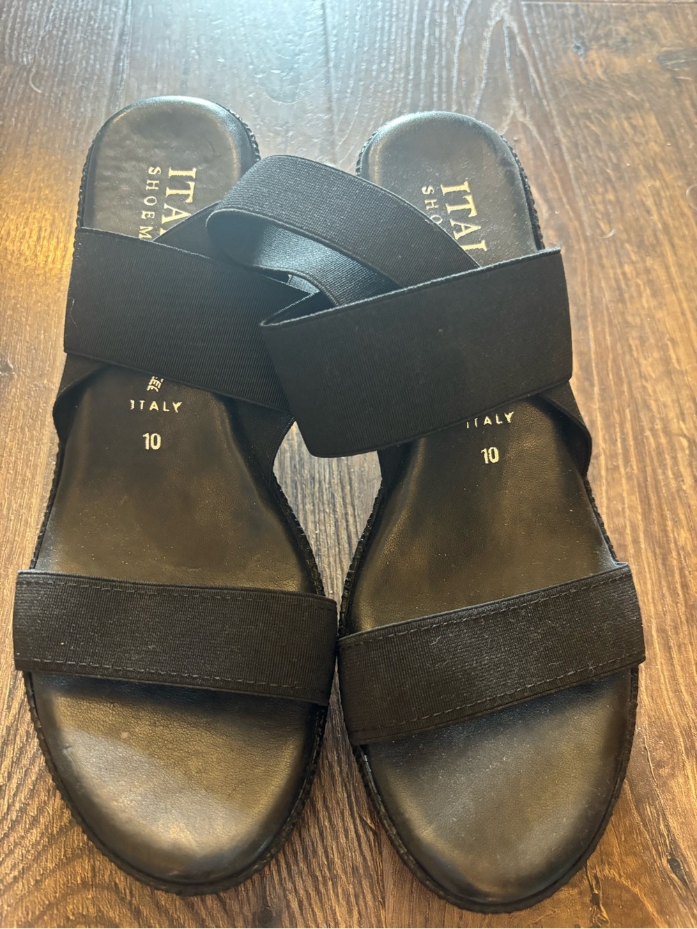 Italian Shoemakers Black Women’s Slide Sandals